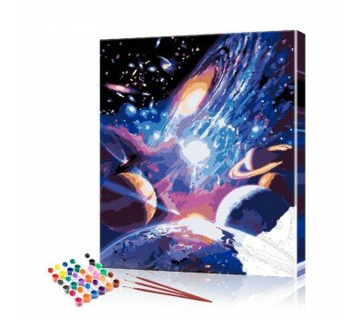 Картина по номерам Космос ArtSale размер 40х50 см Картина по номерам Космос ArtSale размер 40х50 см